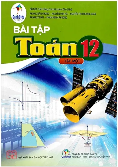 Sách BÀI TẬP TOÁN 12 TẬP 1 CD