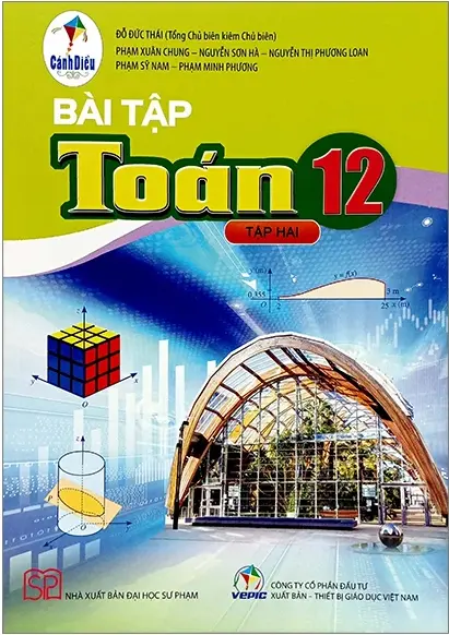Sách BÀI TẬP TOÁN 12 TẬP 2 CD