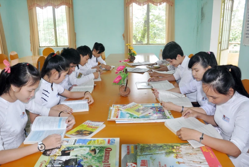 Quy định mới về tiêu chuẩn thư viện trường Trung học