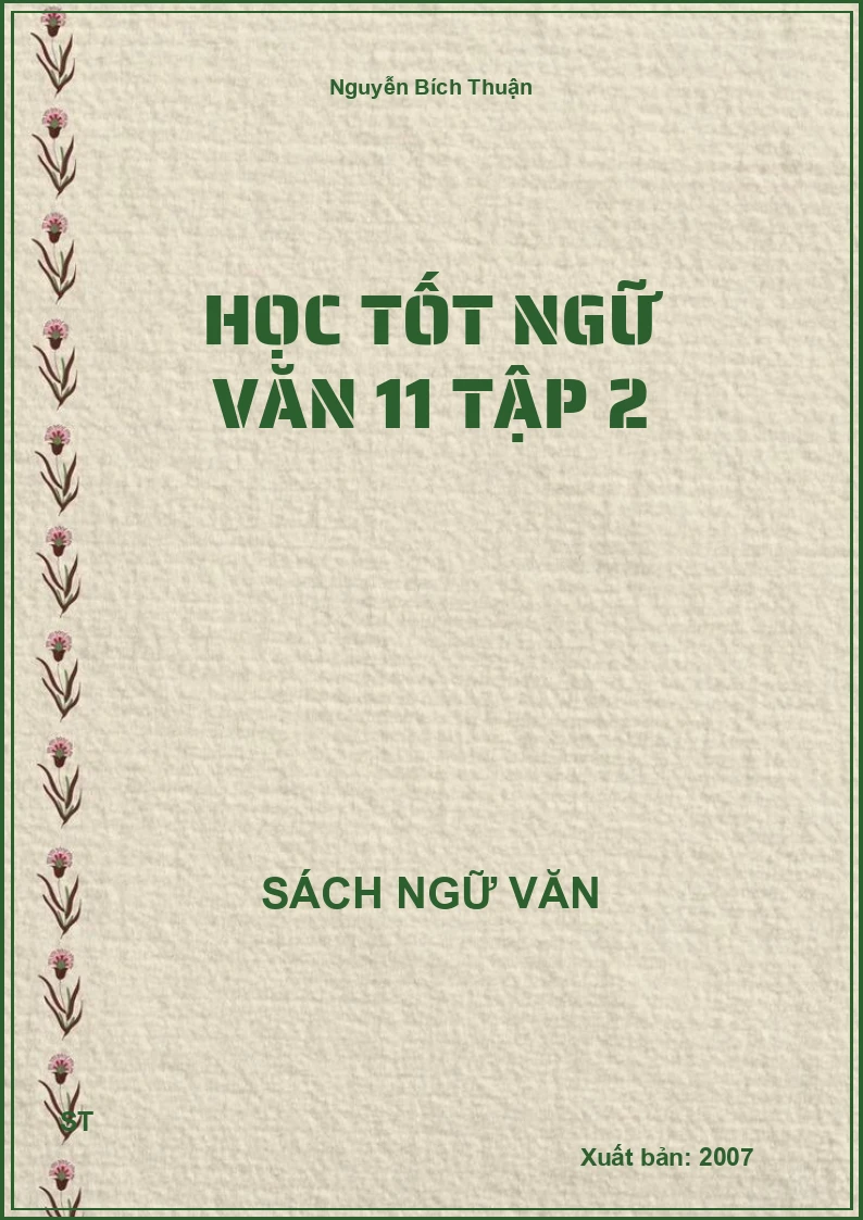 Học tốt Ngữ Văn 11 tập 2
