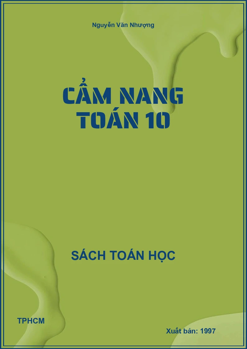 Cẩm nang toán 10
