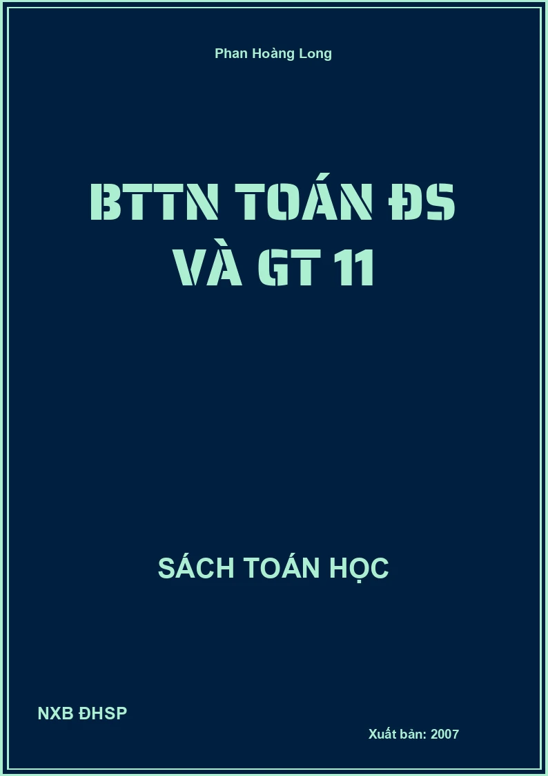 BTTN Toán ĐS và GT 11