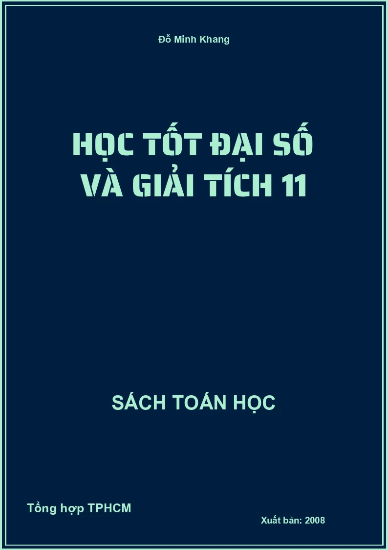 Học tốt Đại số và Giải tích 11