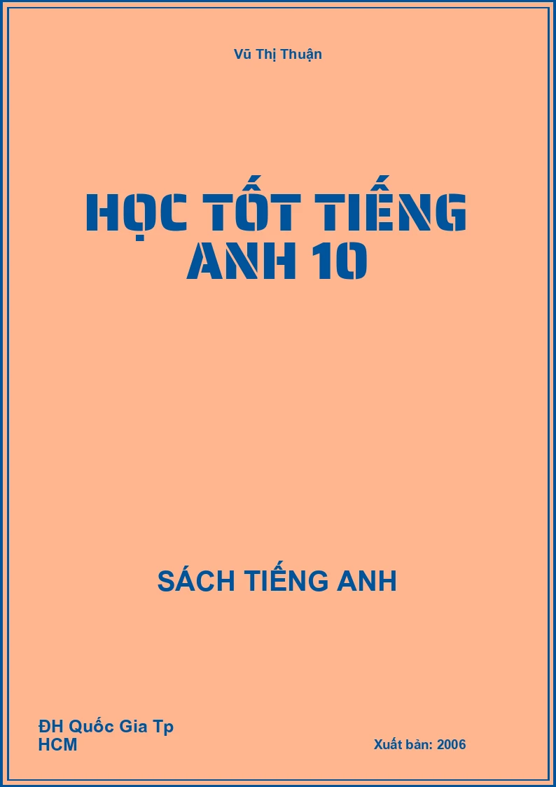 Học tốt Tiếng Anh 10