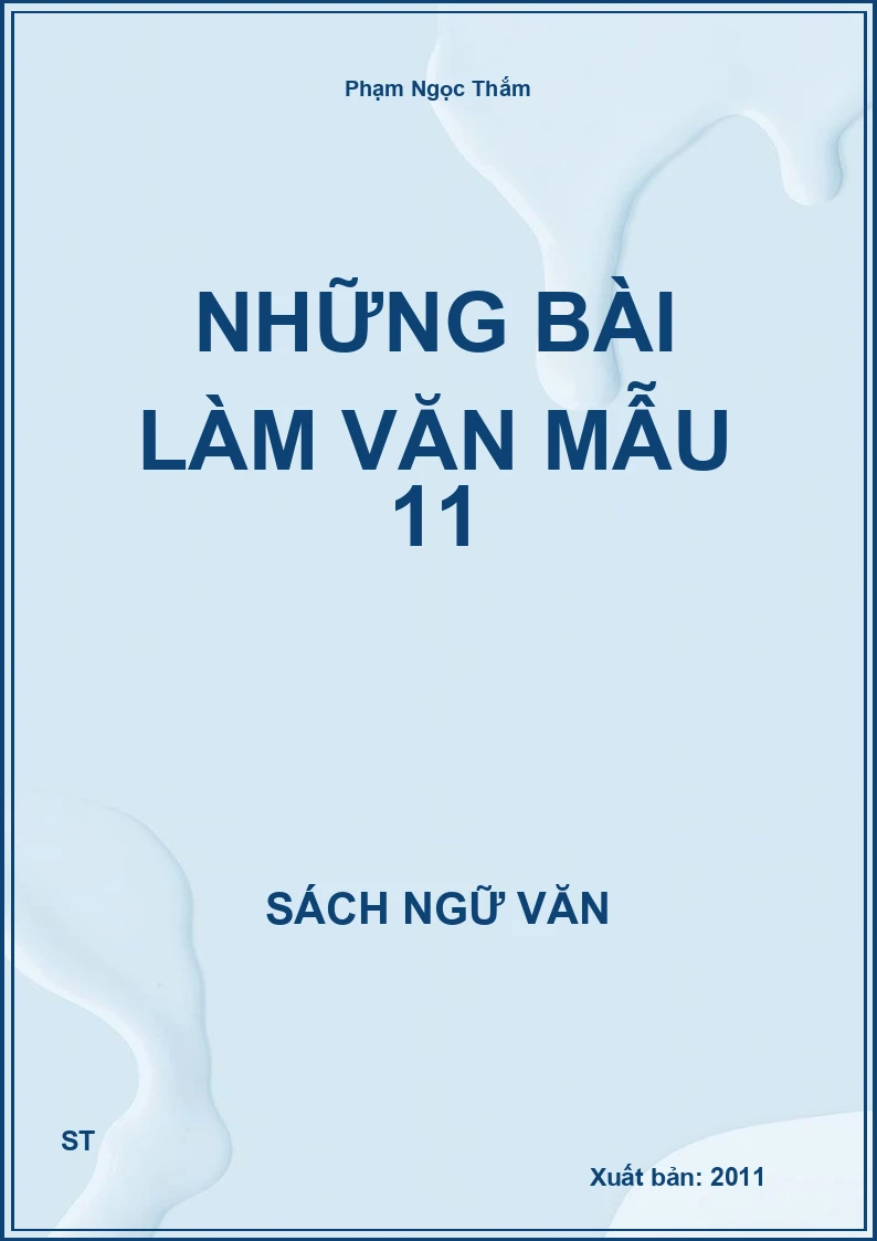 Những bài làm văn mẫu 11