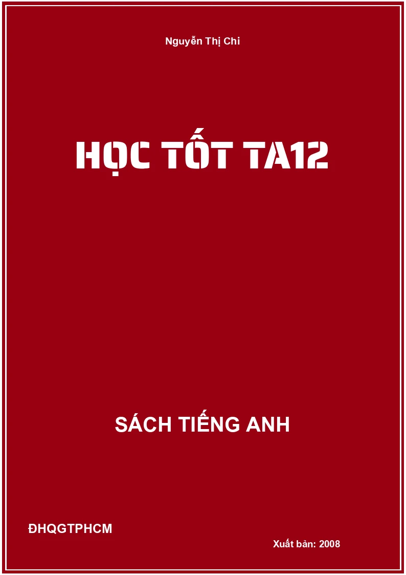 Học tốt TA12