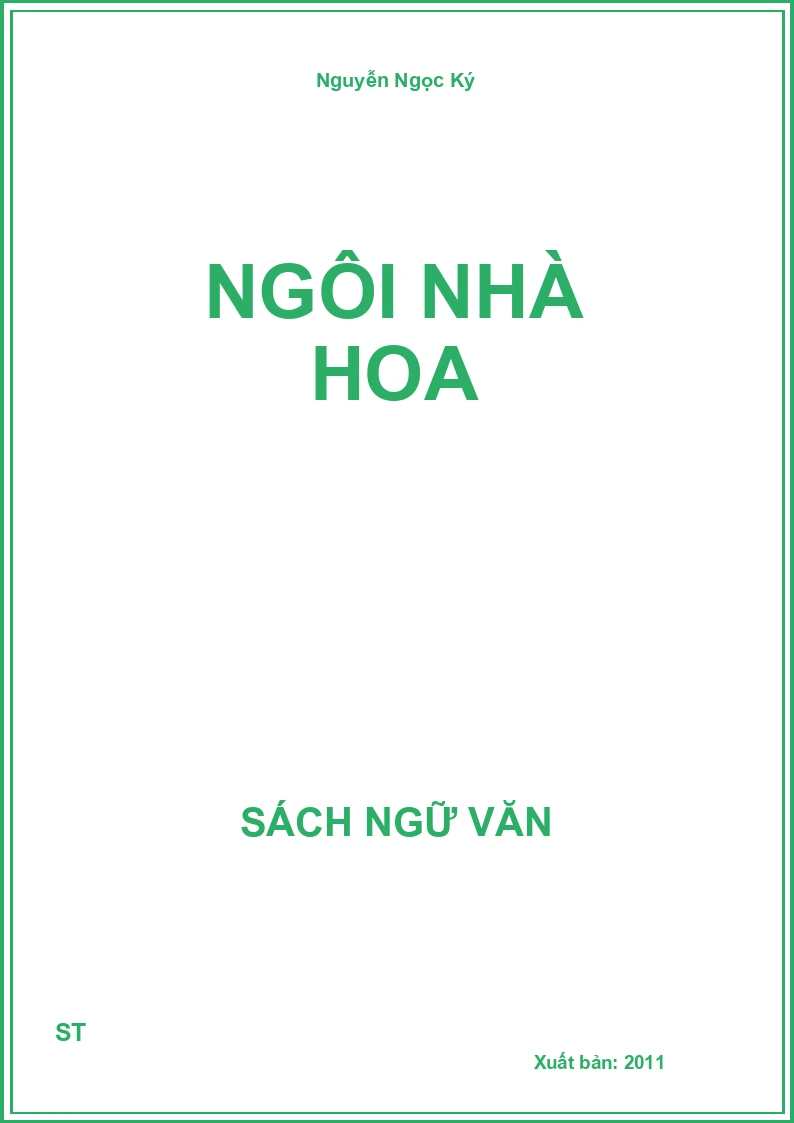 Ngôi nhà hoa