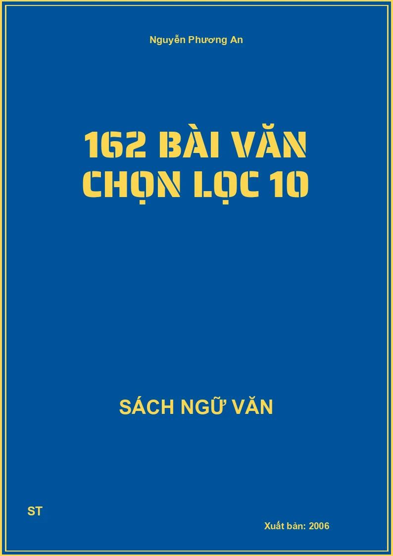 162 bài văn chọn lọc 10