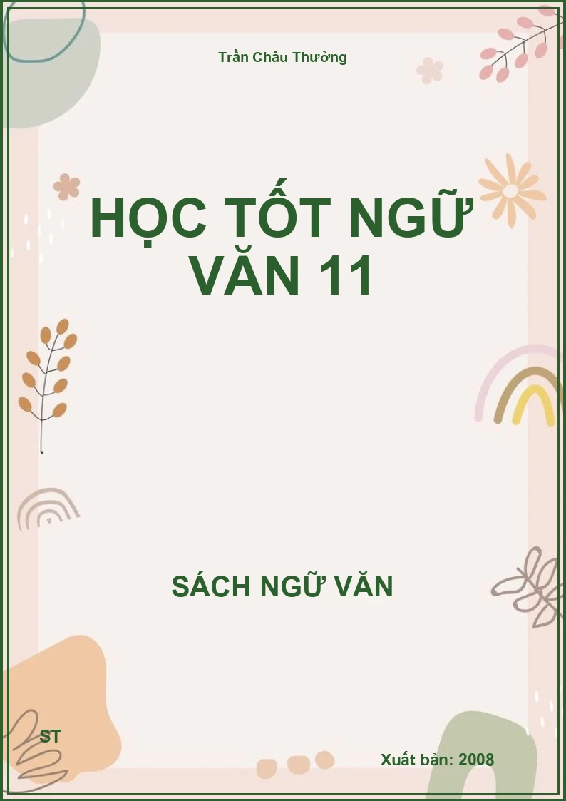 Học tốt Ngữ văn 11