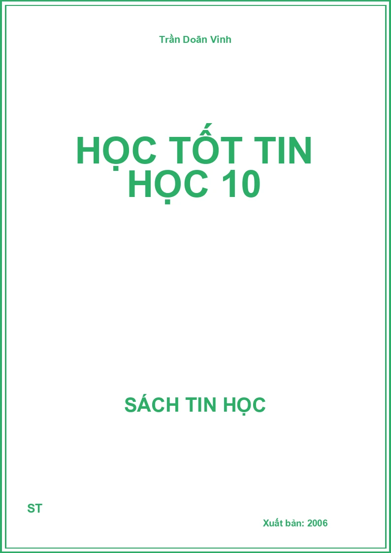 Học tốt tin học 10