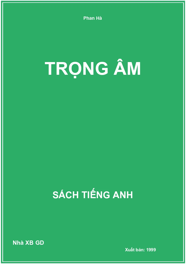 Trọng âm