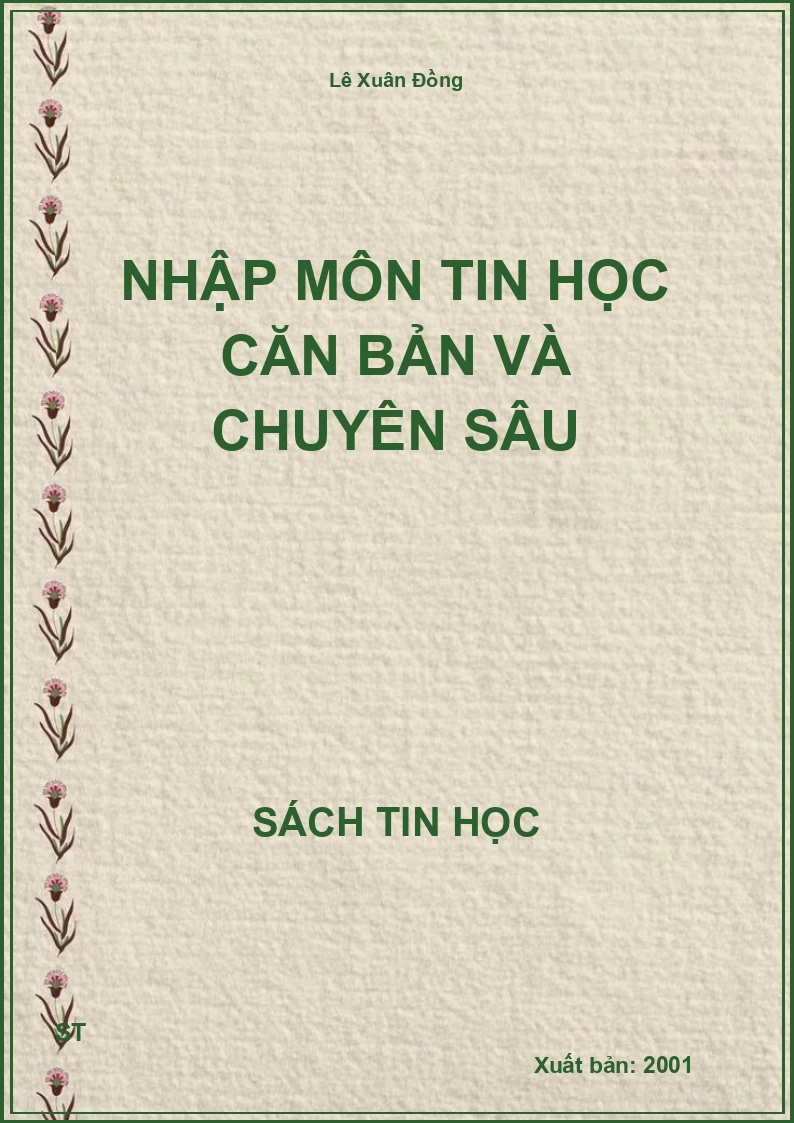 Nhập môn tin học căn bản và chuyên sâu