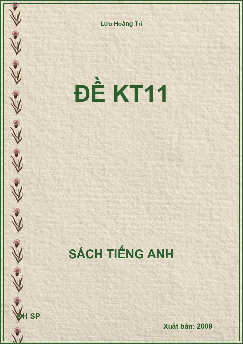 ĐỀ KT11