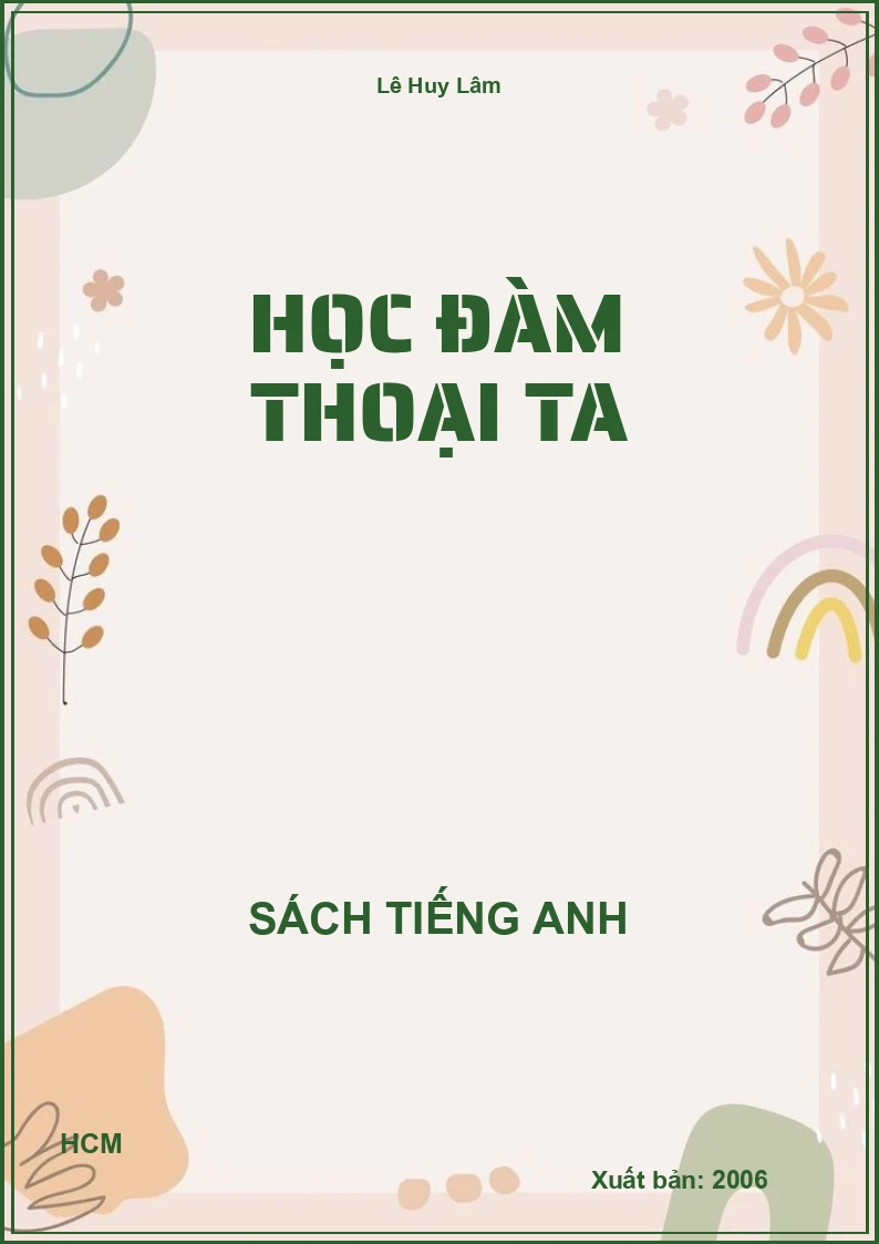 Học đàm thoại TA
