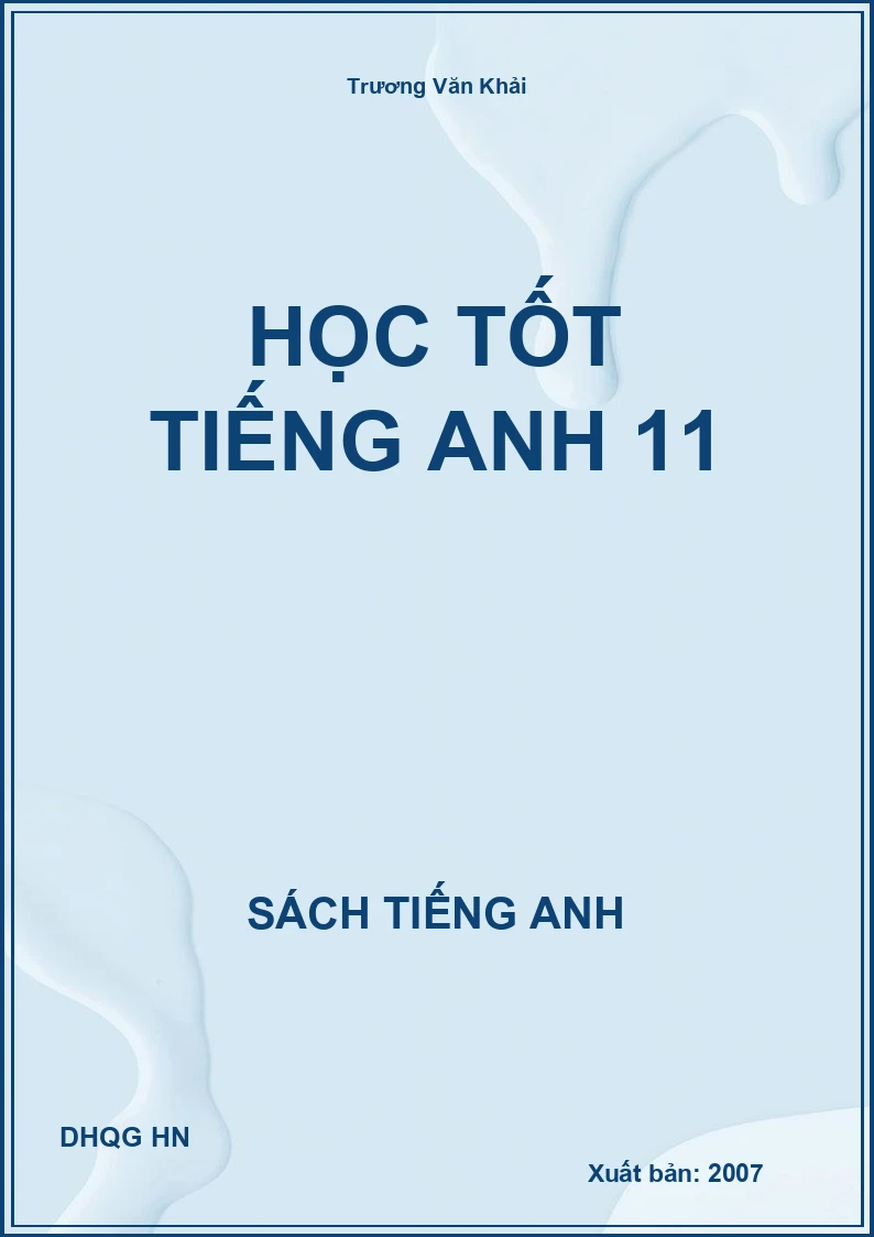 Học tốt Tiếng Anh 11