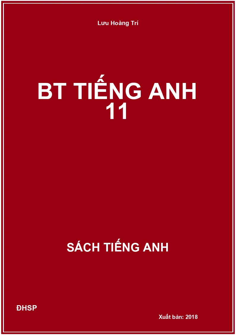 BT Tiếng Anh 11