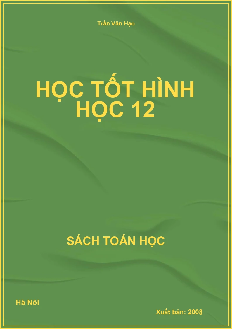 Học tốt hình học 12