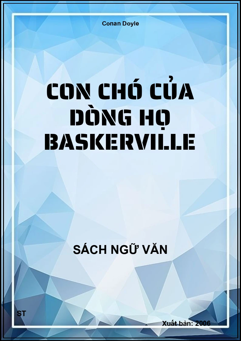 Con chó của dòng họ Baskerville