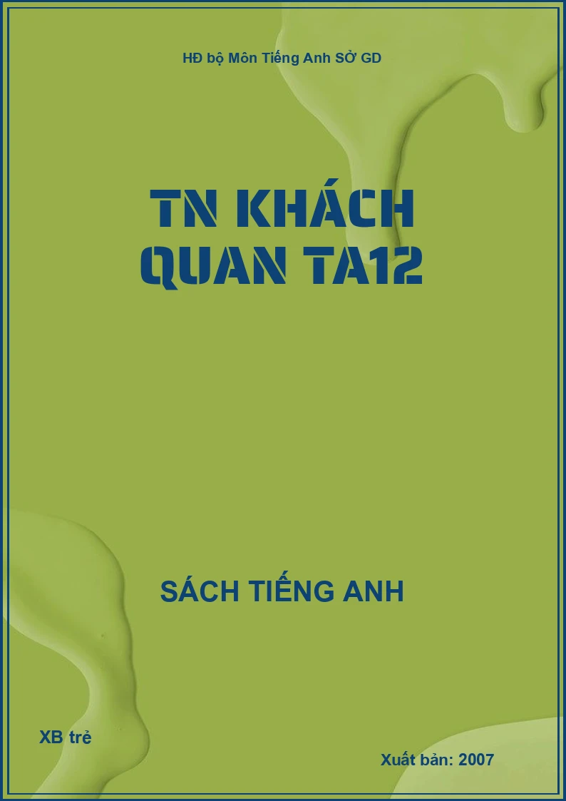 TN khách quan TA12