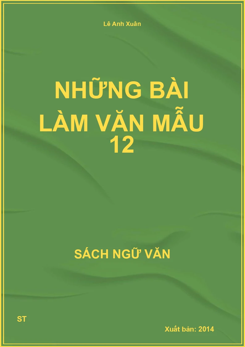 Những bài làm văn mẫu 12