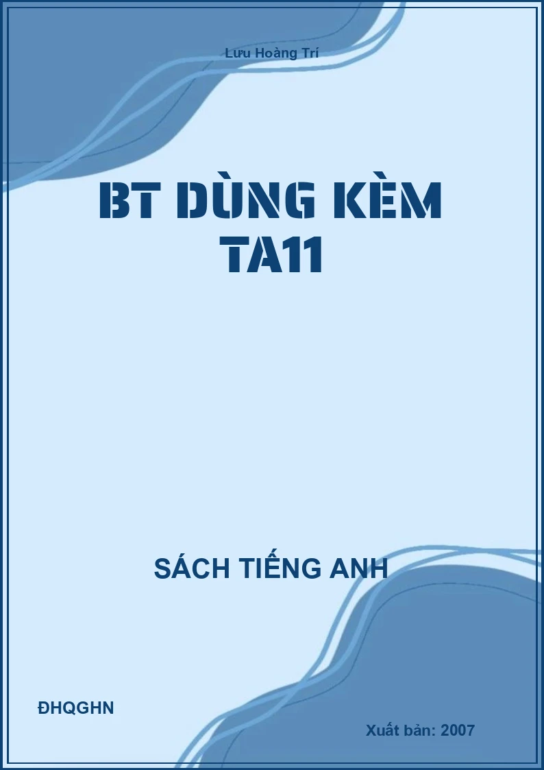 BT dùng kèm TA11