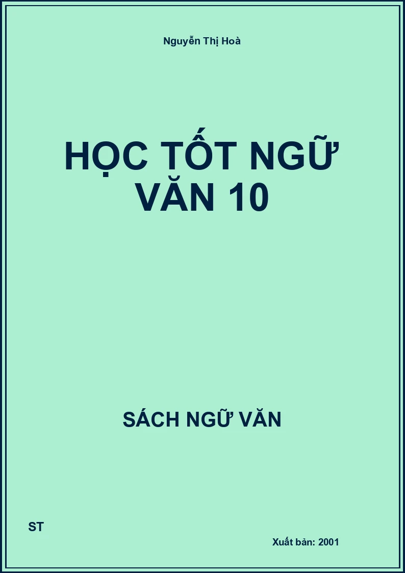 Học tốt Ngữ Văn 10