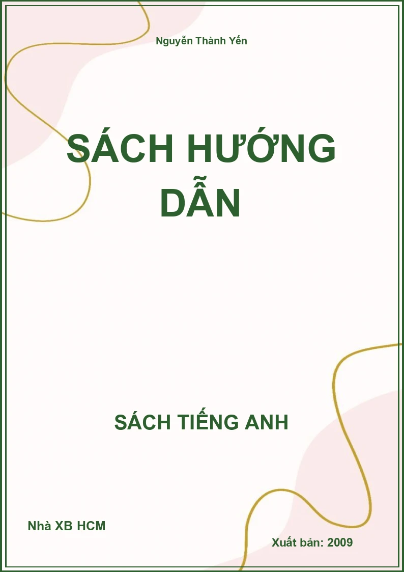 Sách hướng dẫn