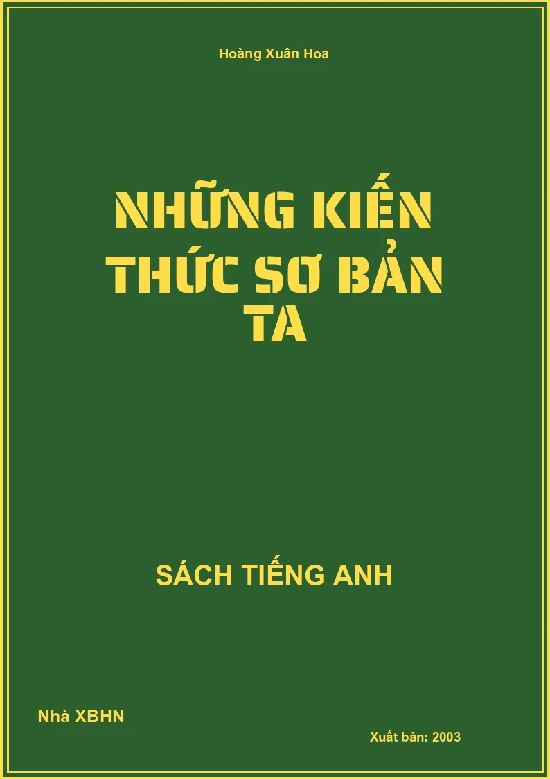 Những kiến thức sơ bản ta