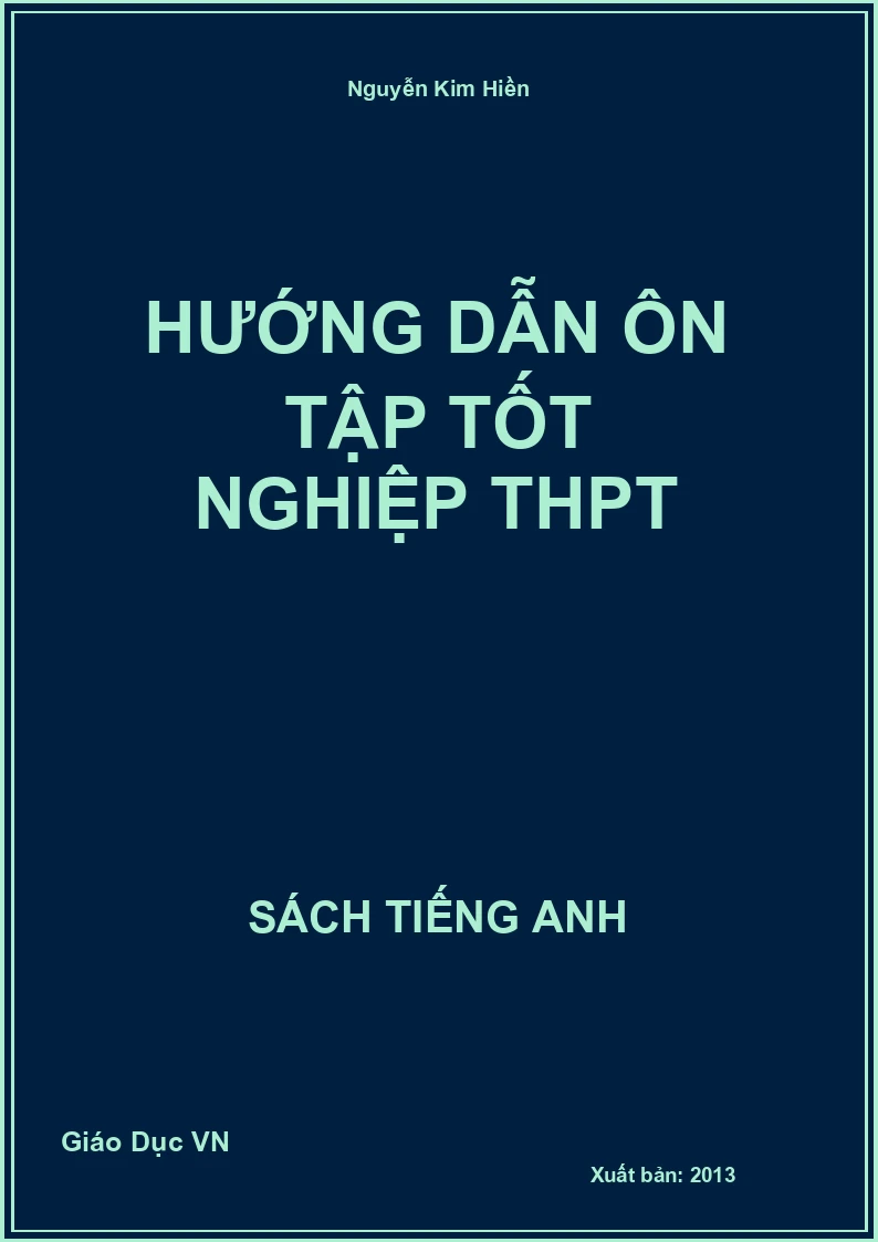 Hướng dẫn ôn tập tốt nghiệp THPT