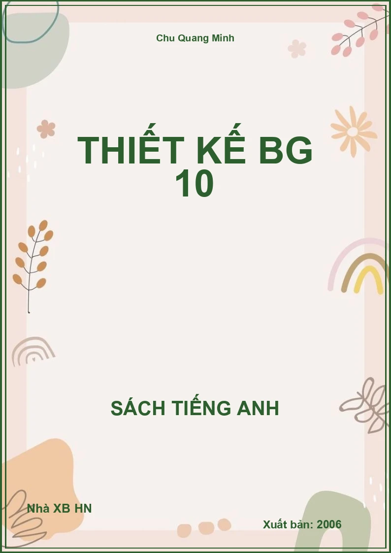 Thiết kế BG 10