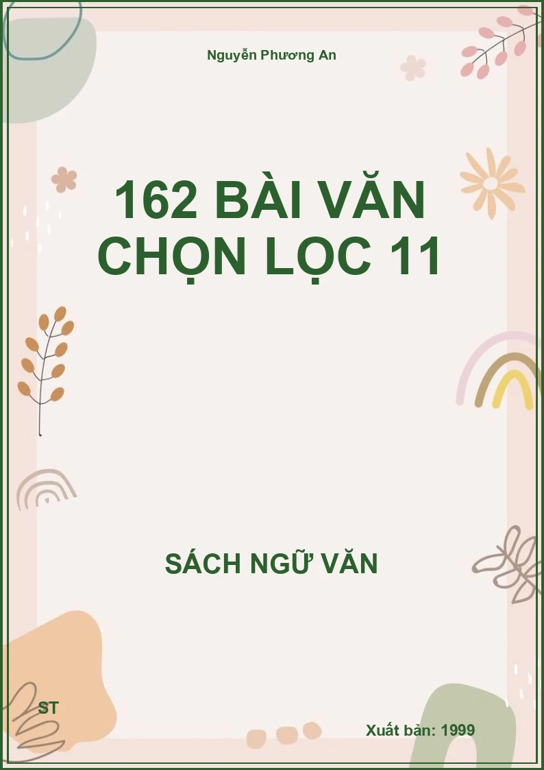 162 bài văn chọn lọc 11
