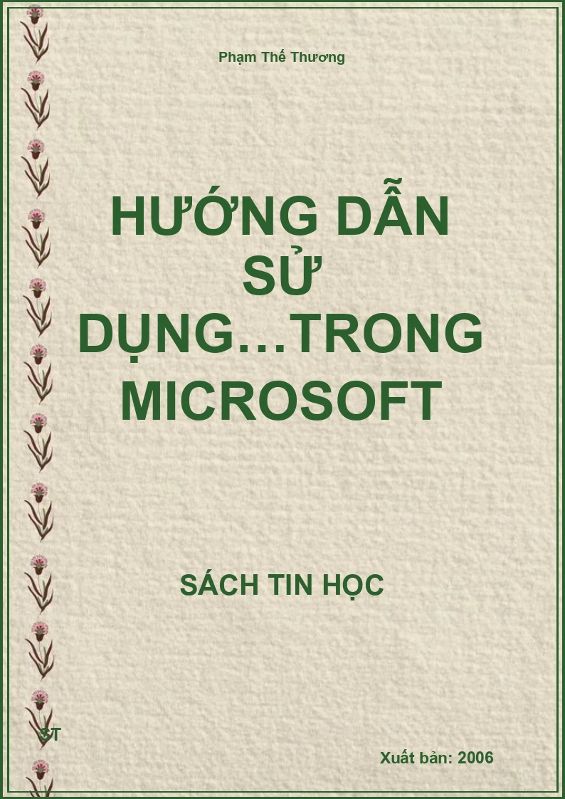 Hướng dẫn sử dụng…trong Microsoft