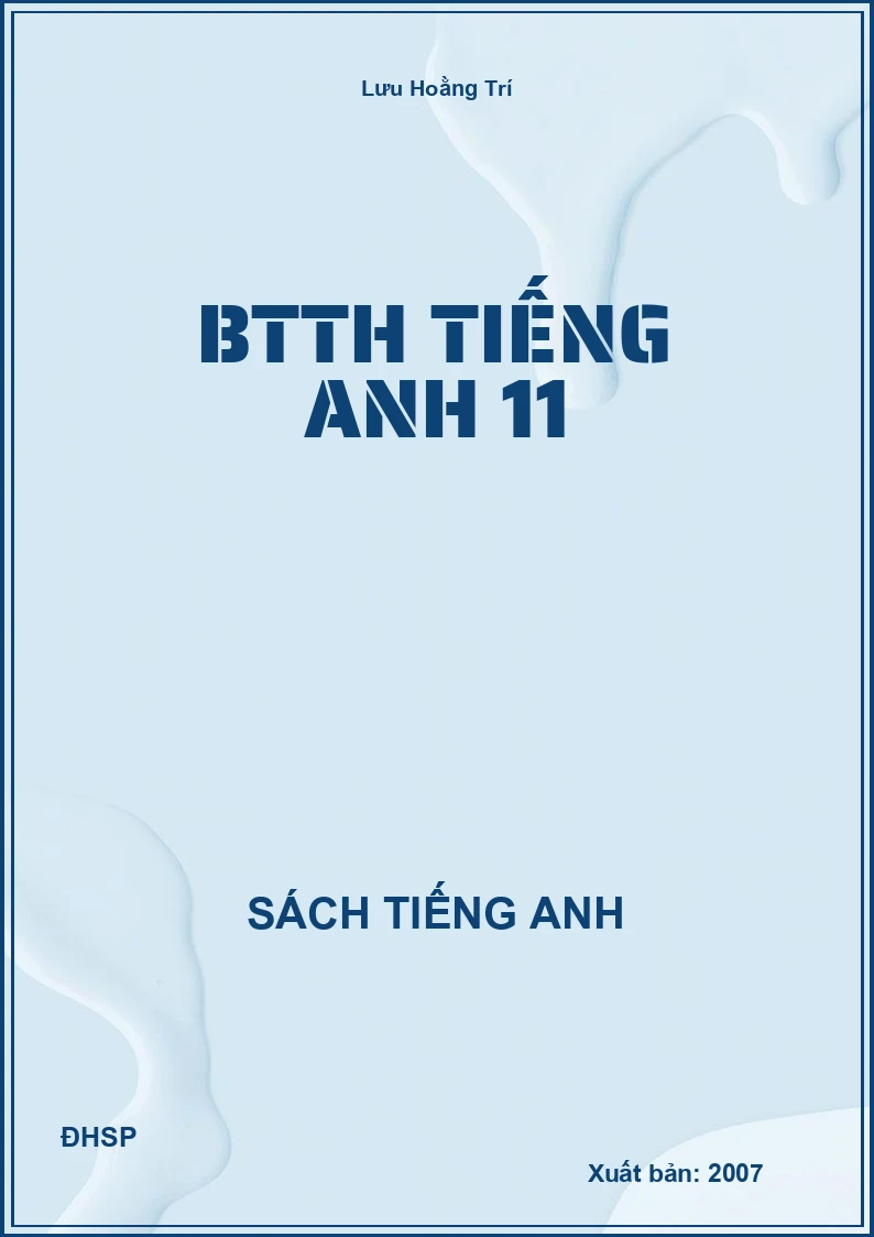 BTTH Tiếng Anh 11
