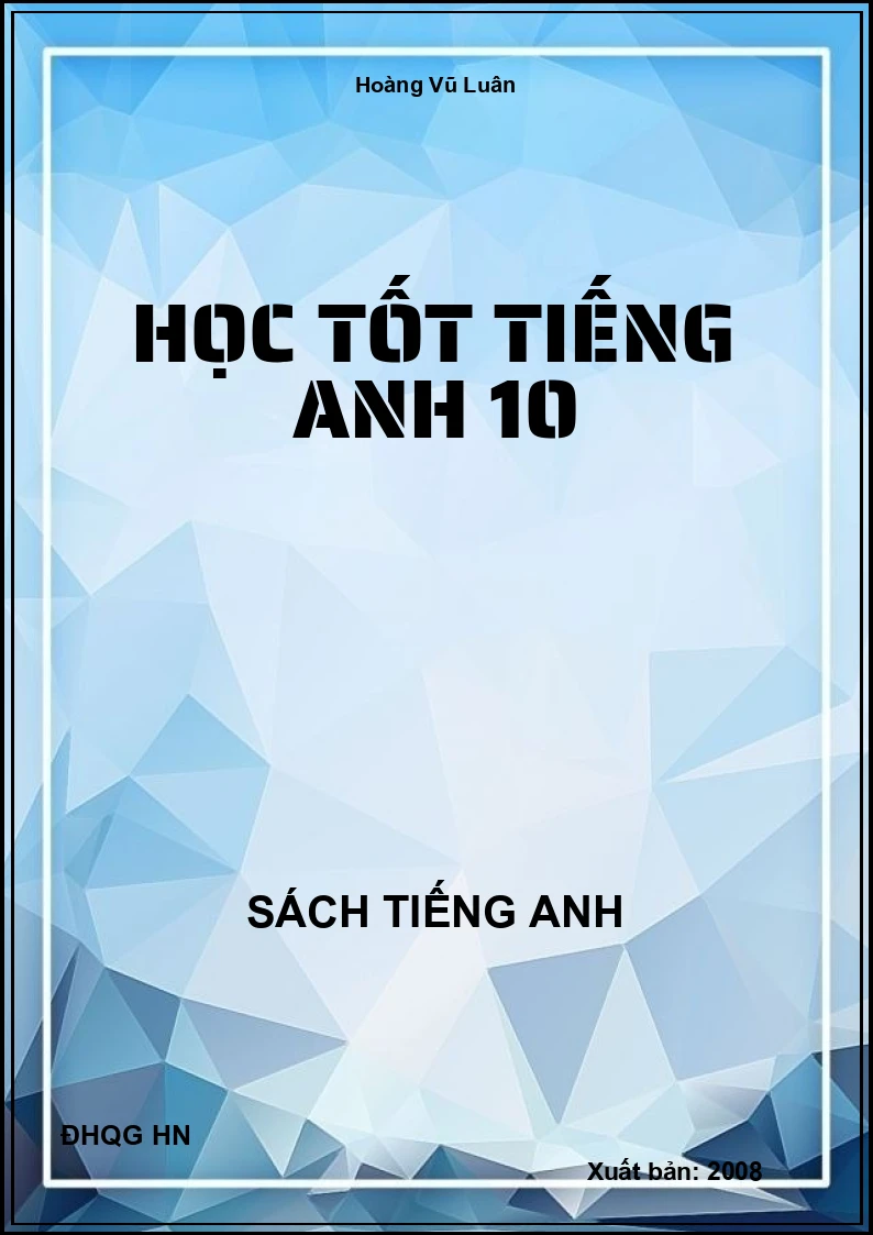 Học tốt Tiếng Anh 10