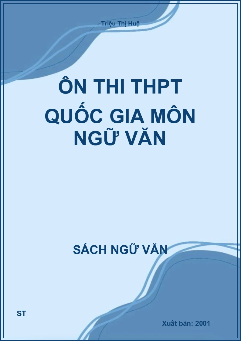 Ôn thi THPT quốc gia môn Ngữ Văn