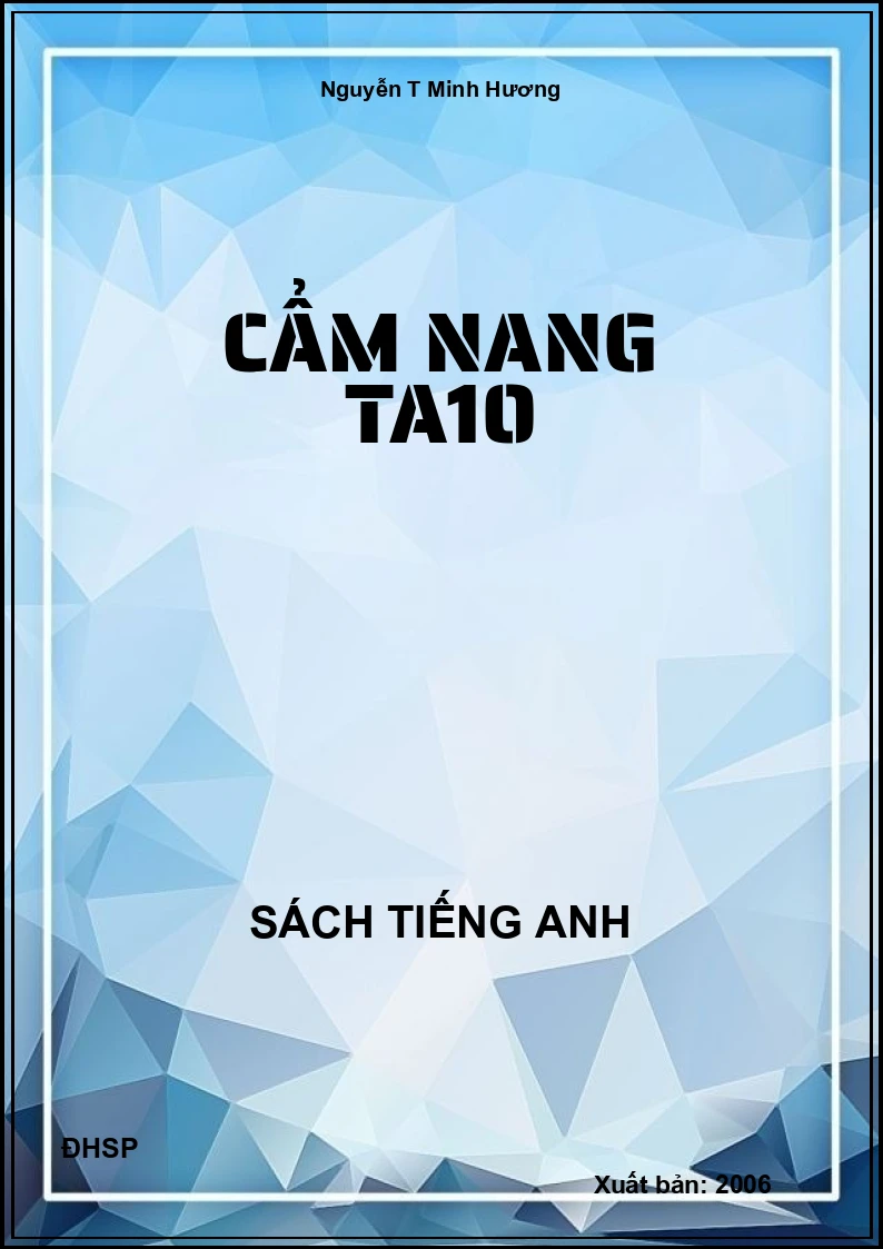 Cẩm nang TA10