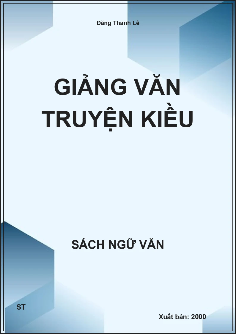 Giảng văn Truyện Kiều