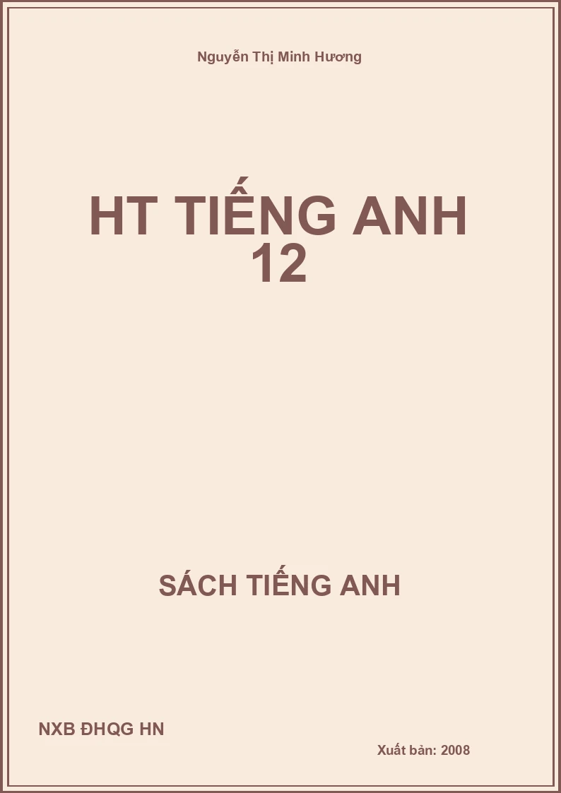 HT Tiếng Anh 12