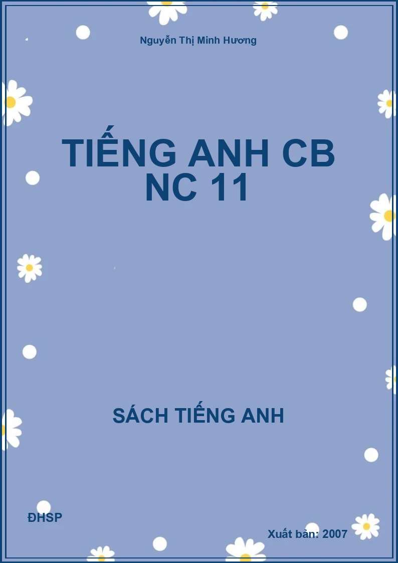 Tiếng Anh CB NC 11