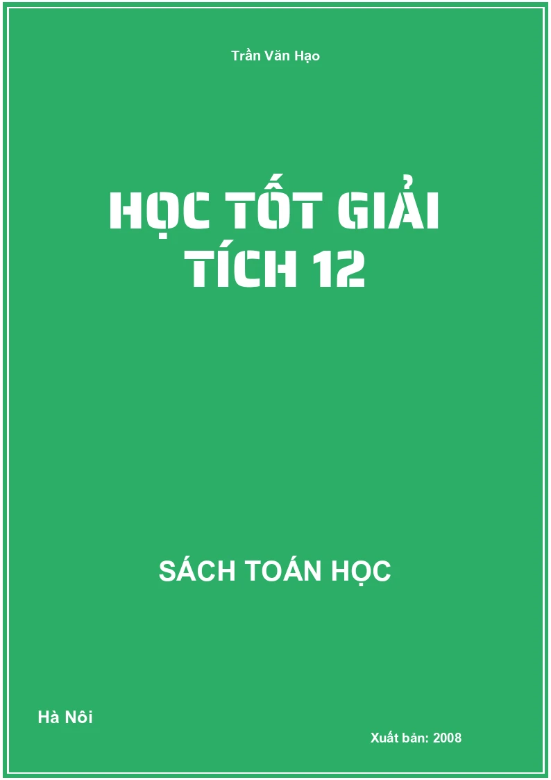 Học tốt giải tích 12