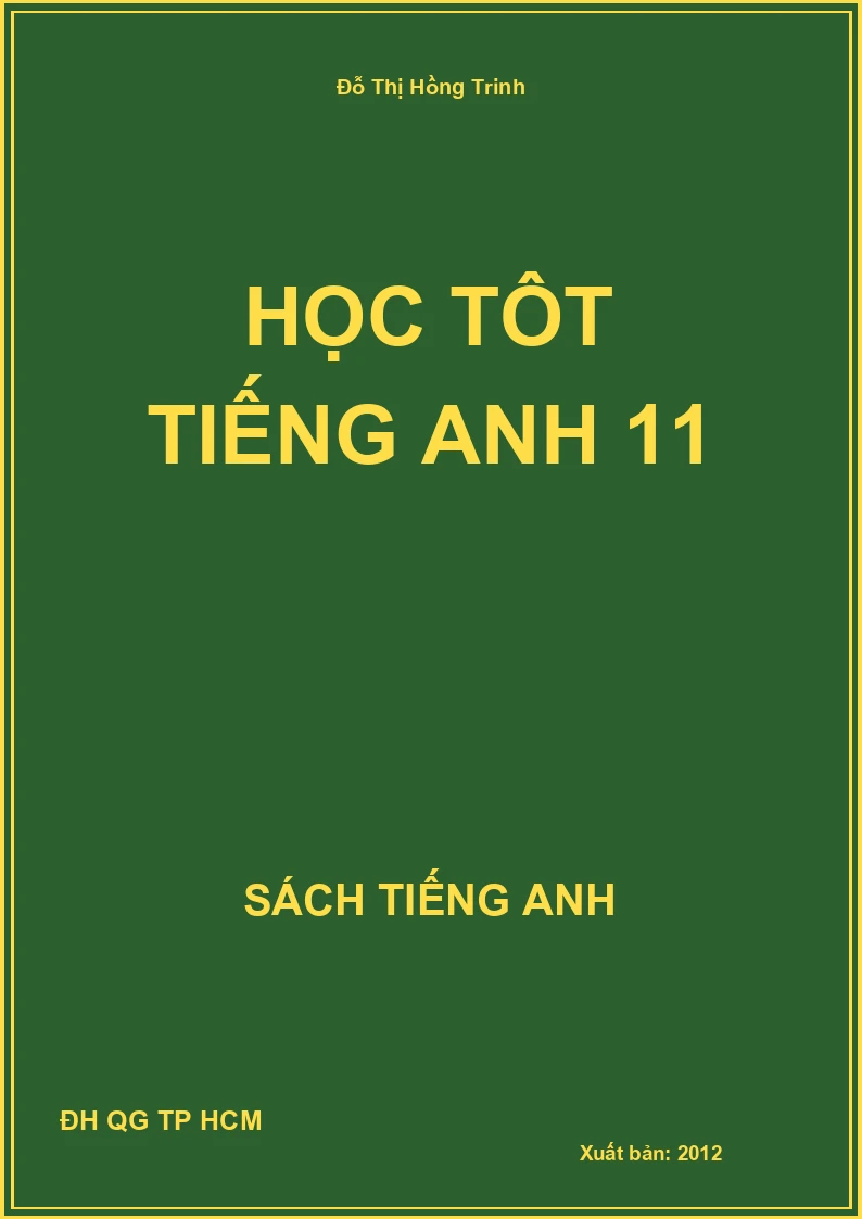 Học Tôt Tiếng Anh 11