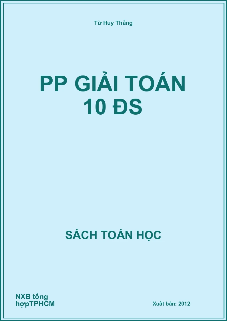 PP giải toán 10 ĐS