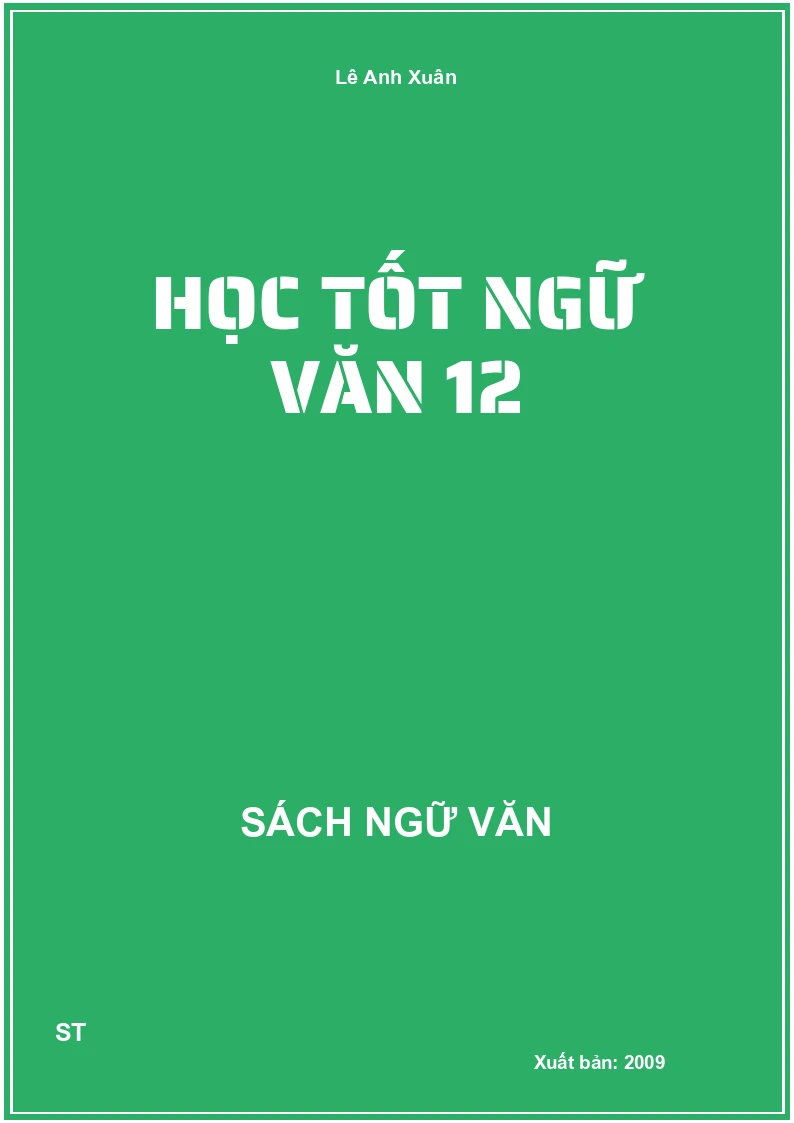 Học tốt Ngữ Văn 12