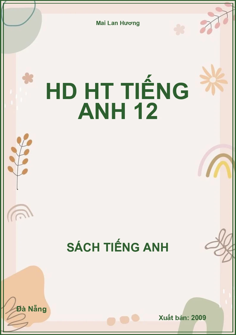 HD HT Tiếng Anh 12