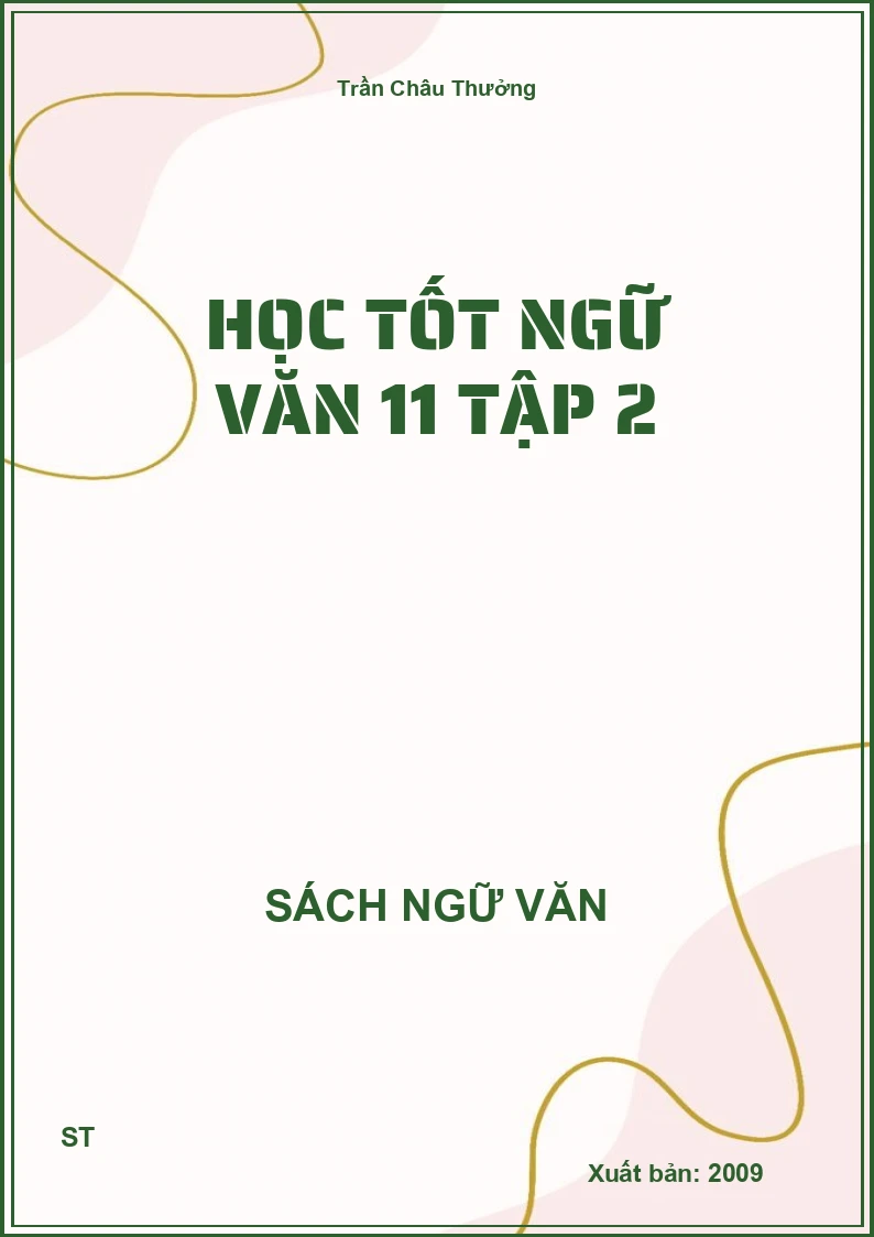 Học tốt Ngữ Văn 11 tập 2