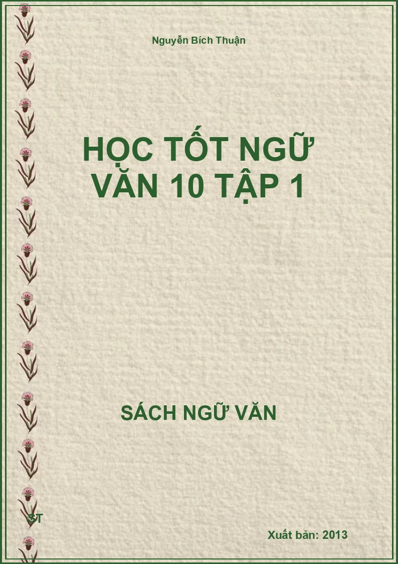 Học tốt Ngữ văn 10 tập 1