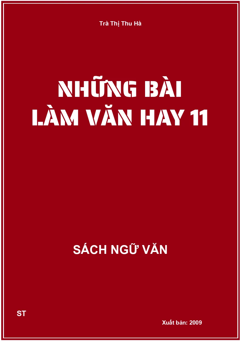 Những bài làm văn hay 11