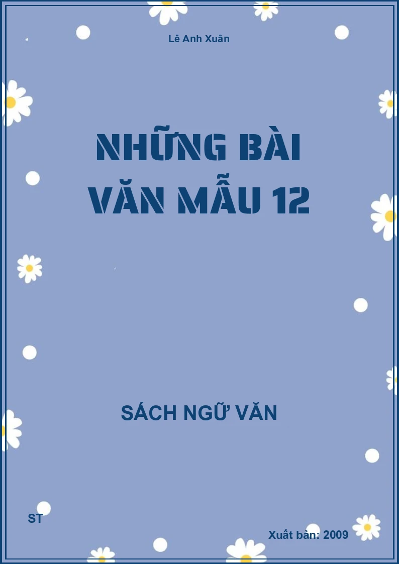 Những bài văn mẫu 12