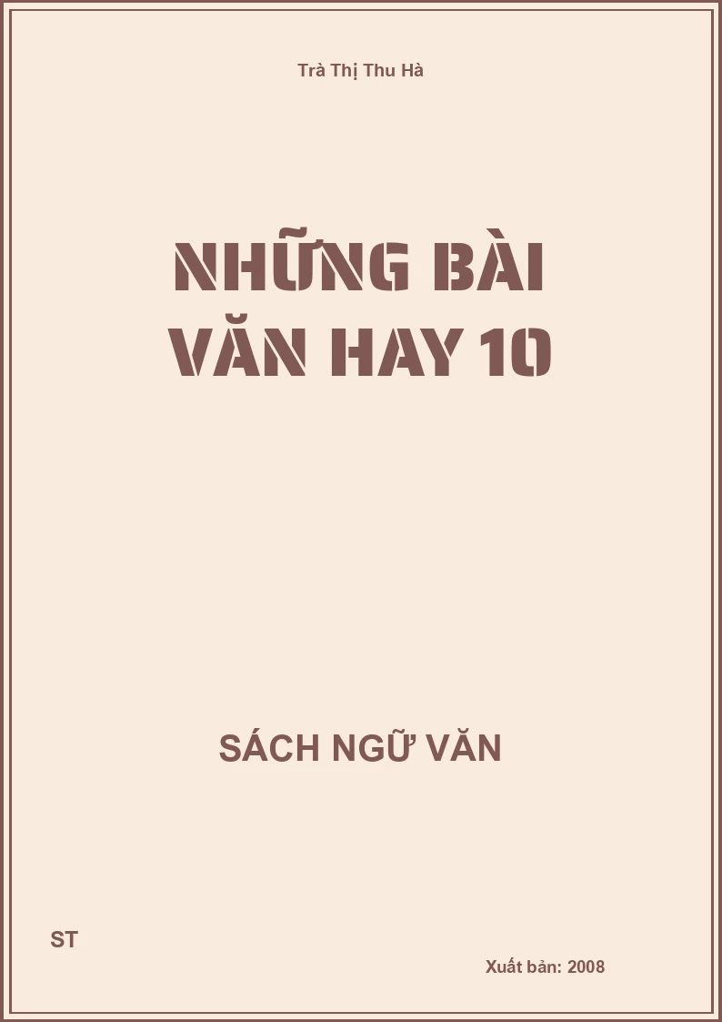 Những bài văn hay 10