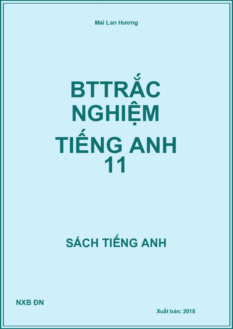 BTtrắc nghiệm Tiếng Anh 11